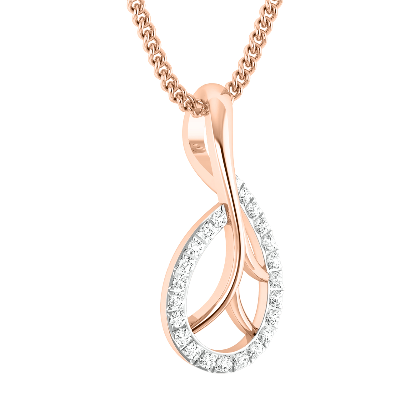 Hanna Round Diamond Office Wear Pendant